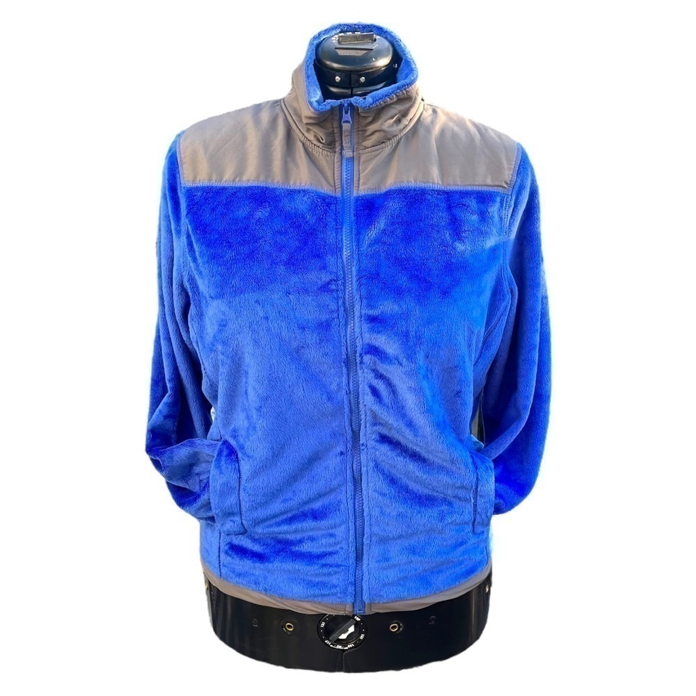 U.S. Life Extra Plush, Soft and Fuzzy Minky Fleece Jacket in Royal Blue